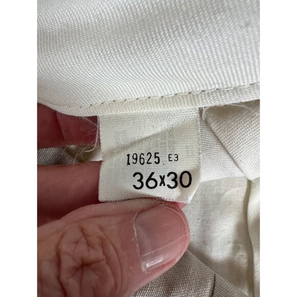 Haggar Mens Khaki Pants 36x30 Combed Cotton & Fortrel Polyester - Picture 4 of 16